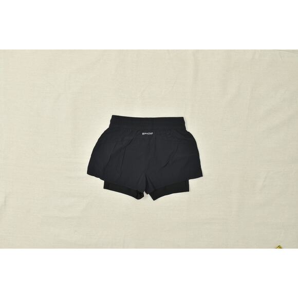 Spyder Active Women's Running Shorts Size S Black 2-in-1 Athletic Layered - Picture 2 of 8